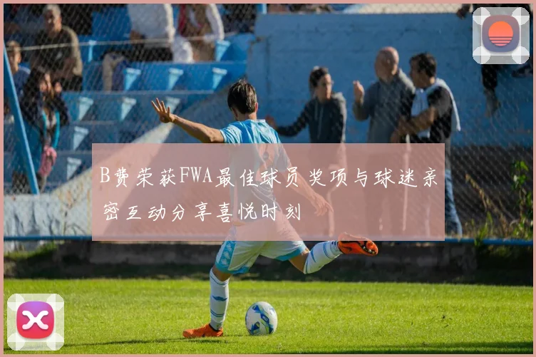 B费荣获FWA最佳球员奖项与球迷亲密互动分享喜悦时刻