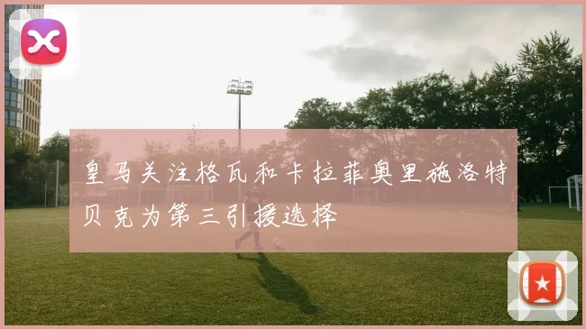 皇马关注格瓦和卡拉菲奥里施洛特贝克为第三引援选择